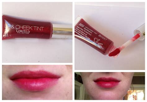 lip and cheek tint.